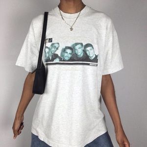 Vintage 90s Backstreet Boys Graphic T-Shirt XL Band Hip Hop Rap Tee